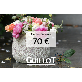 Carte Cadeau 70€ - ©Roses Guillot®