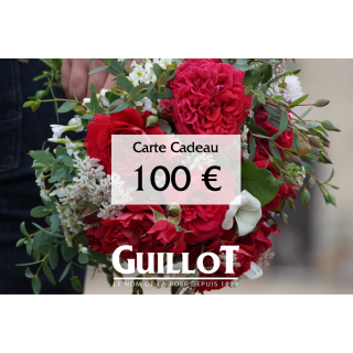 Carte Cadeau 100€ - ©Roses Guillot®