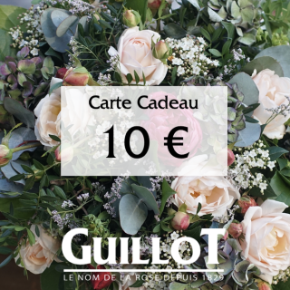 Carte Cadeau 10€ - ©Roses Guillot®