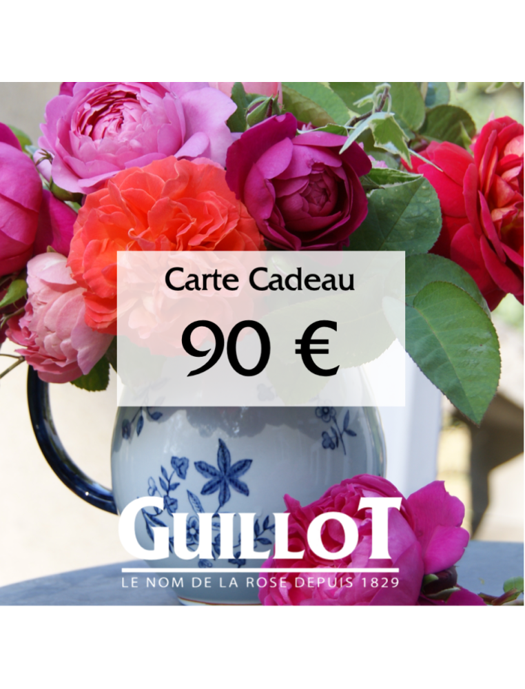 Carte Cadeau 90€ - ©Roses Guillot®