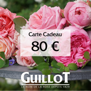 Carte Cadeau 80€ - ©Roses Guillot®