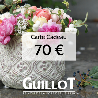 Carte Cadeau 70€ - ©Roses Guillot®