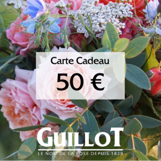 Carte Cadeau 50€ - ©Roses Guillot®