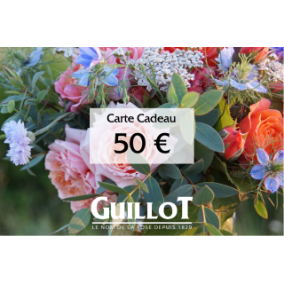 Carte Cadeau 50€ - ©Roses Guillot®